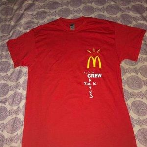 travis scott mcdonalds crew shirt